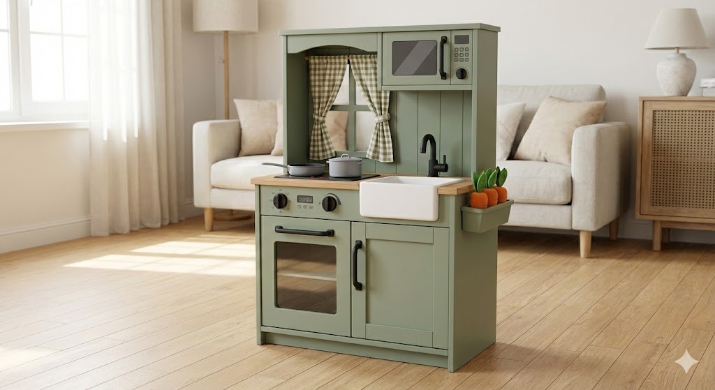 Wooden Play Kitchen