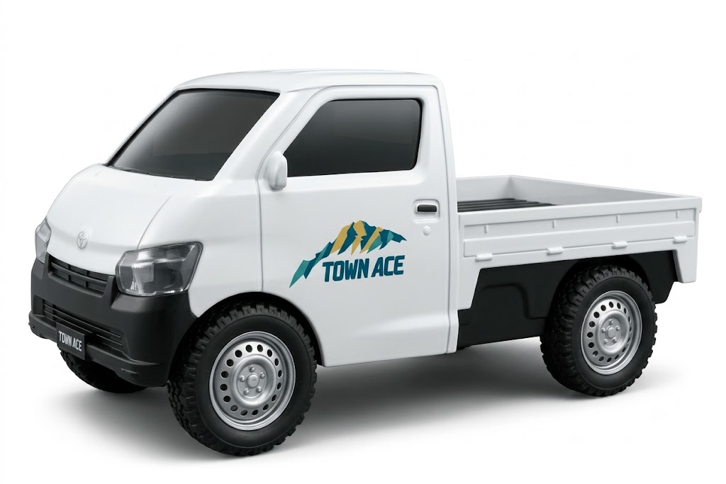 Officially Licensed Town Ace Diecast Truck Model