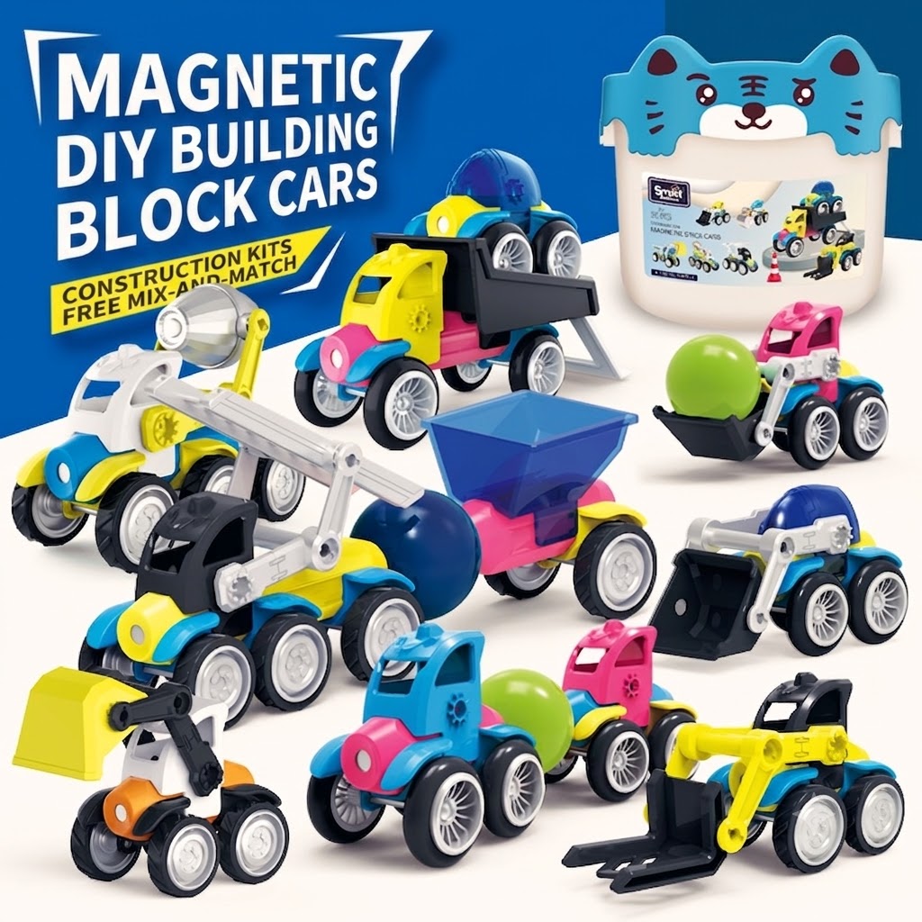 Newly Released Set of Magnetic Engineering Vehicle