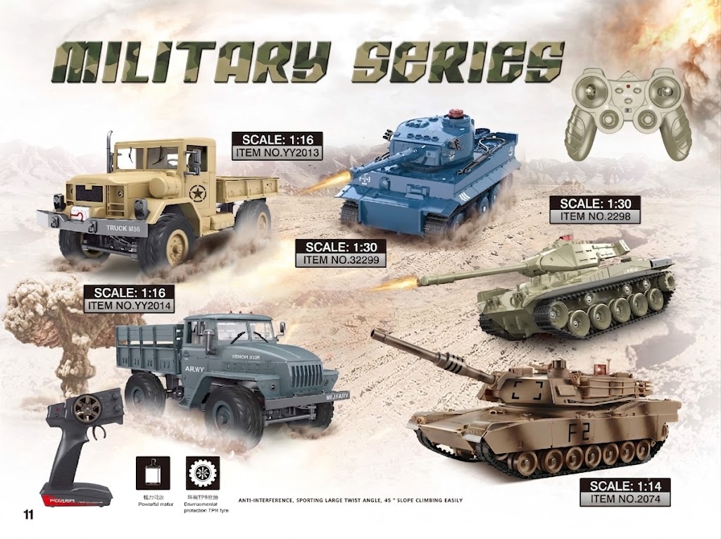 Military Vehicle Series Remote Control Tank