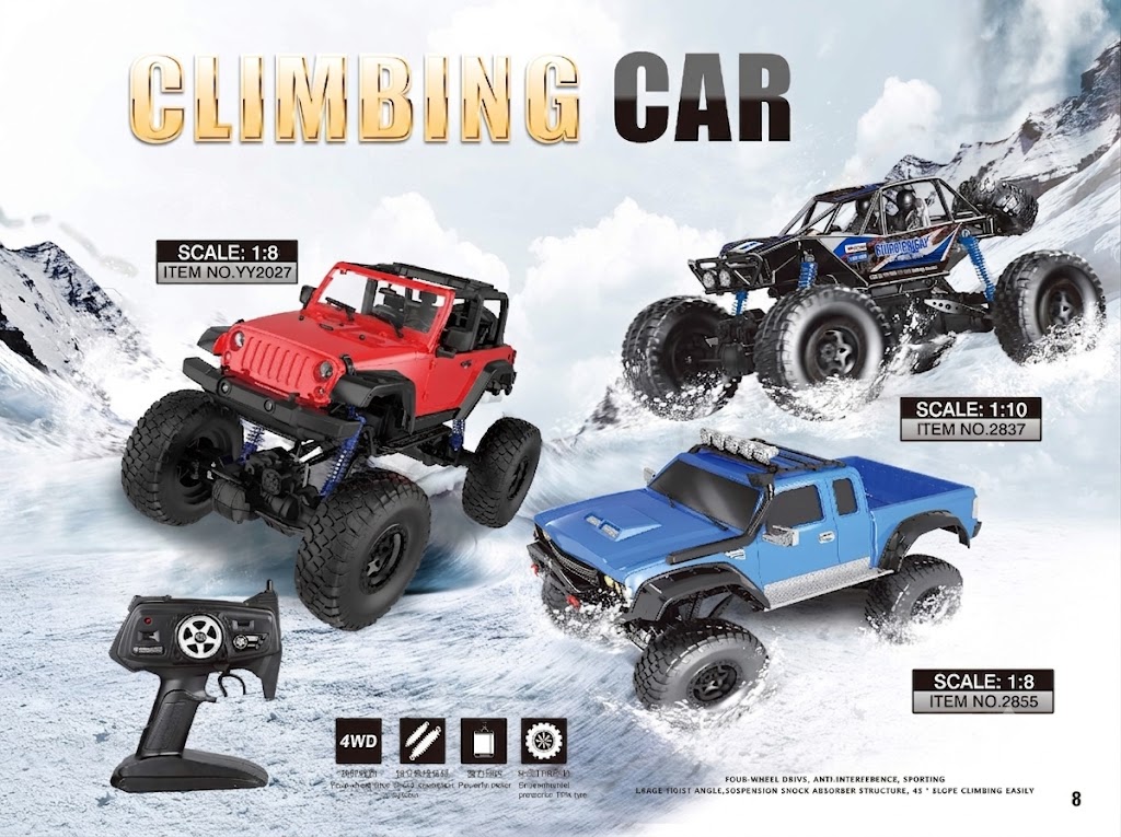 1:8 R/C Climbing Car Racing Toy Car