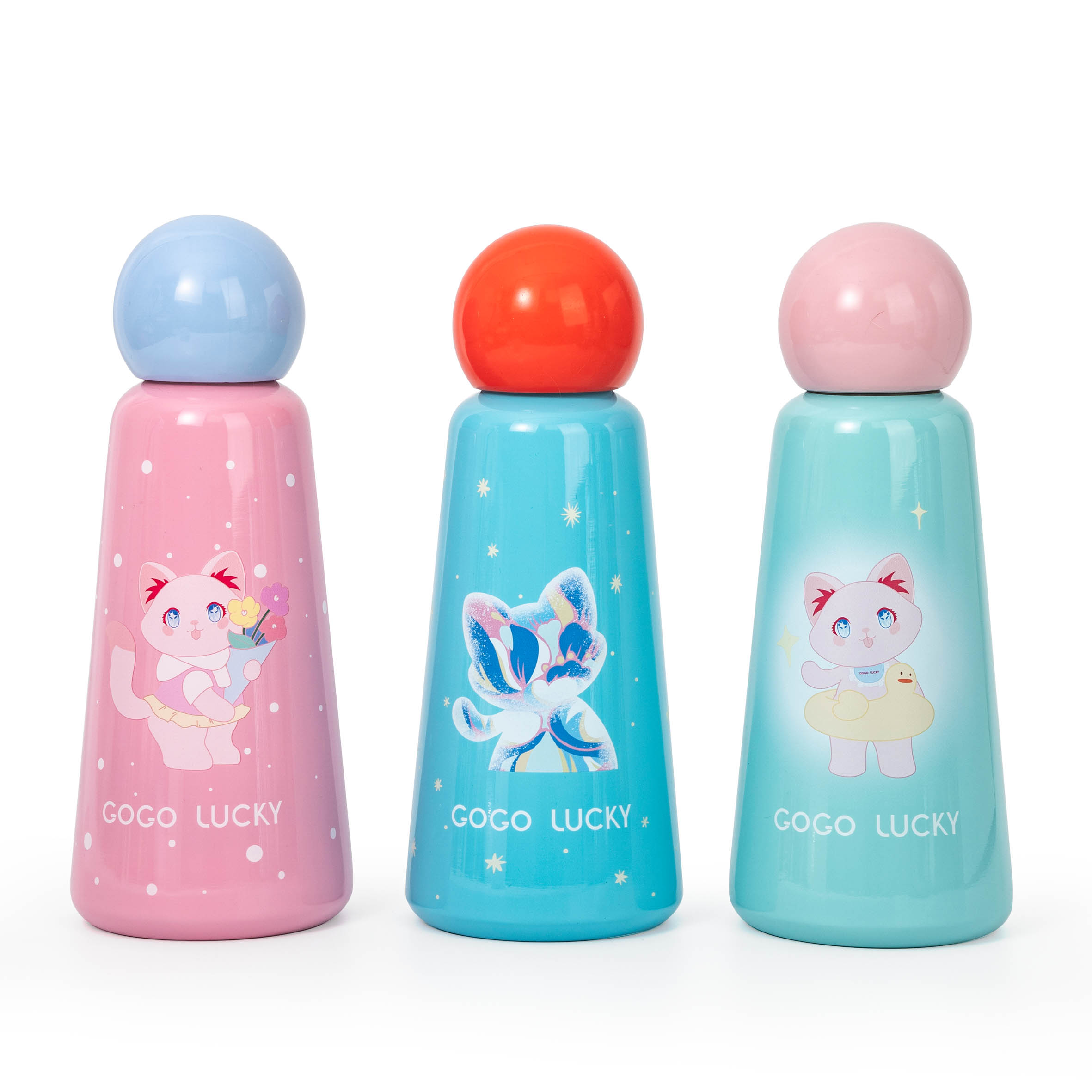GOGO LUCKY PUPU猫保温杯
