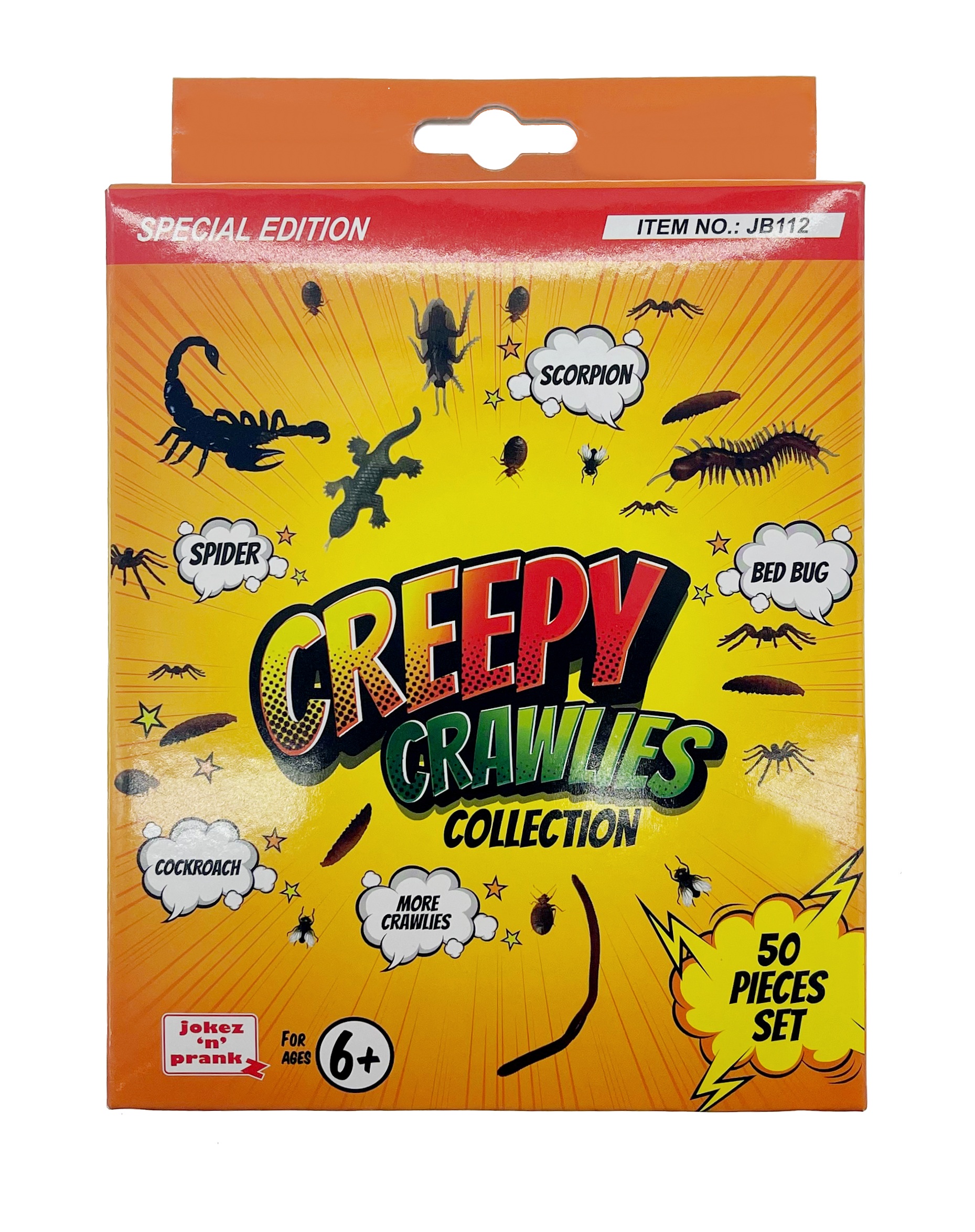 JB112, CREEPY CRAWLIES (50 PIECES SET)