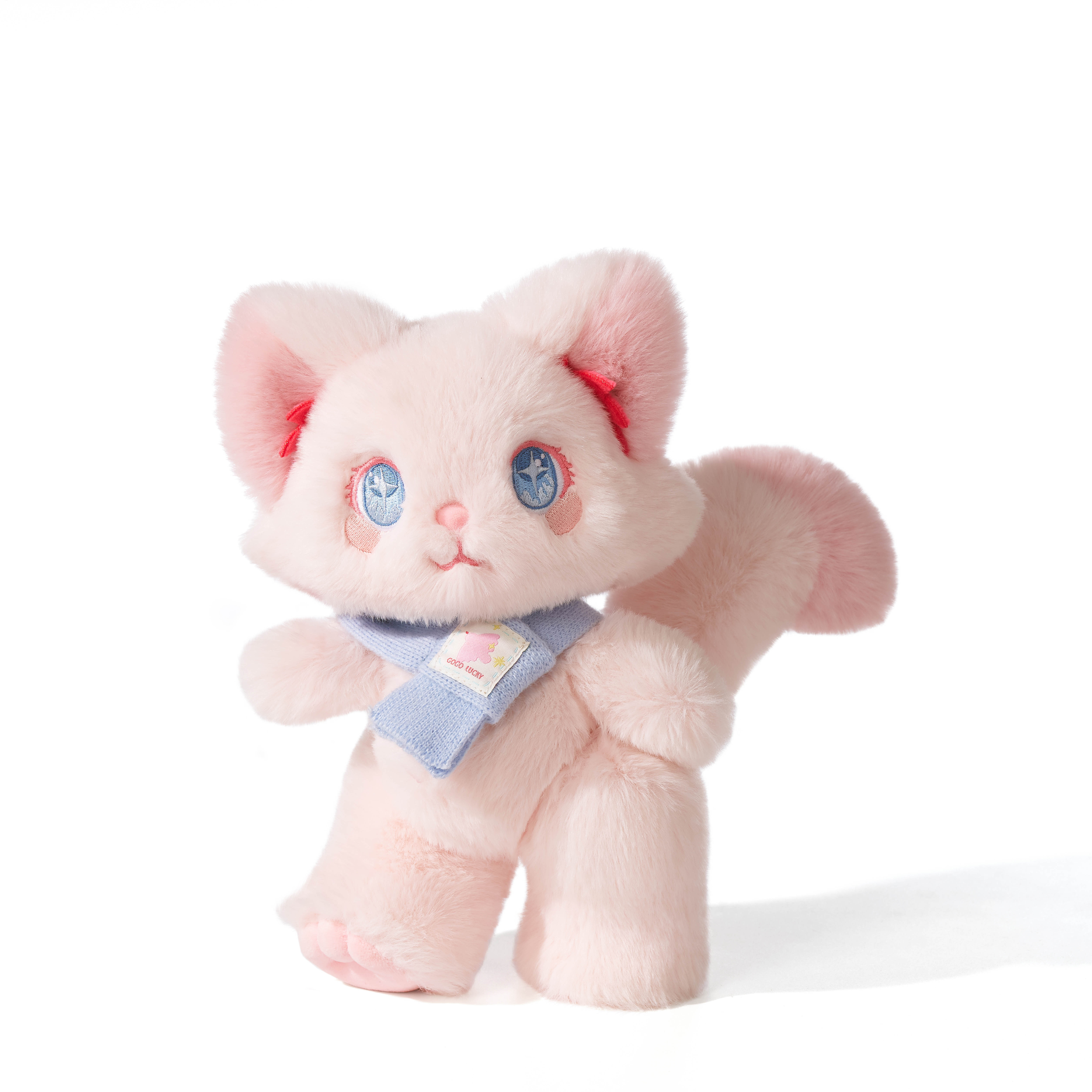 GOGO LUCKY PUPU猫关节玩偶围巾款