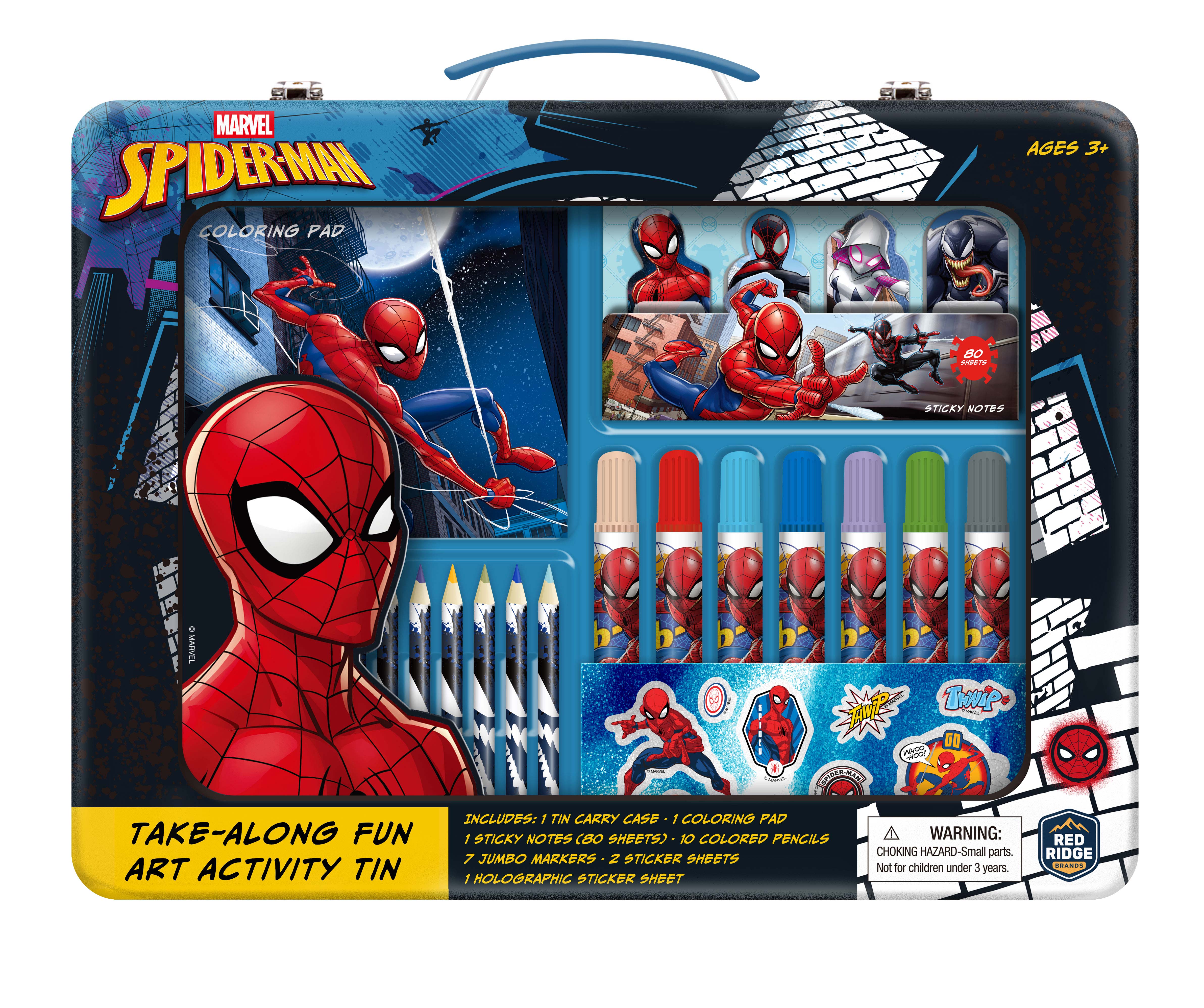 Spider-Man Take-Along Fun Art Activity Tin