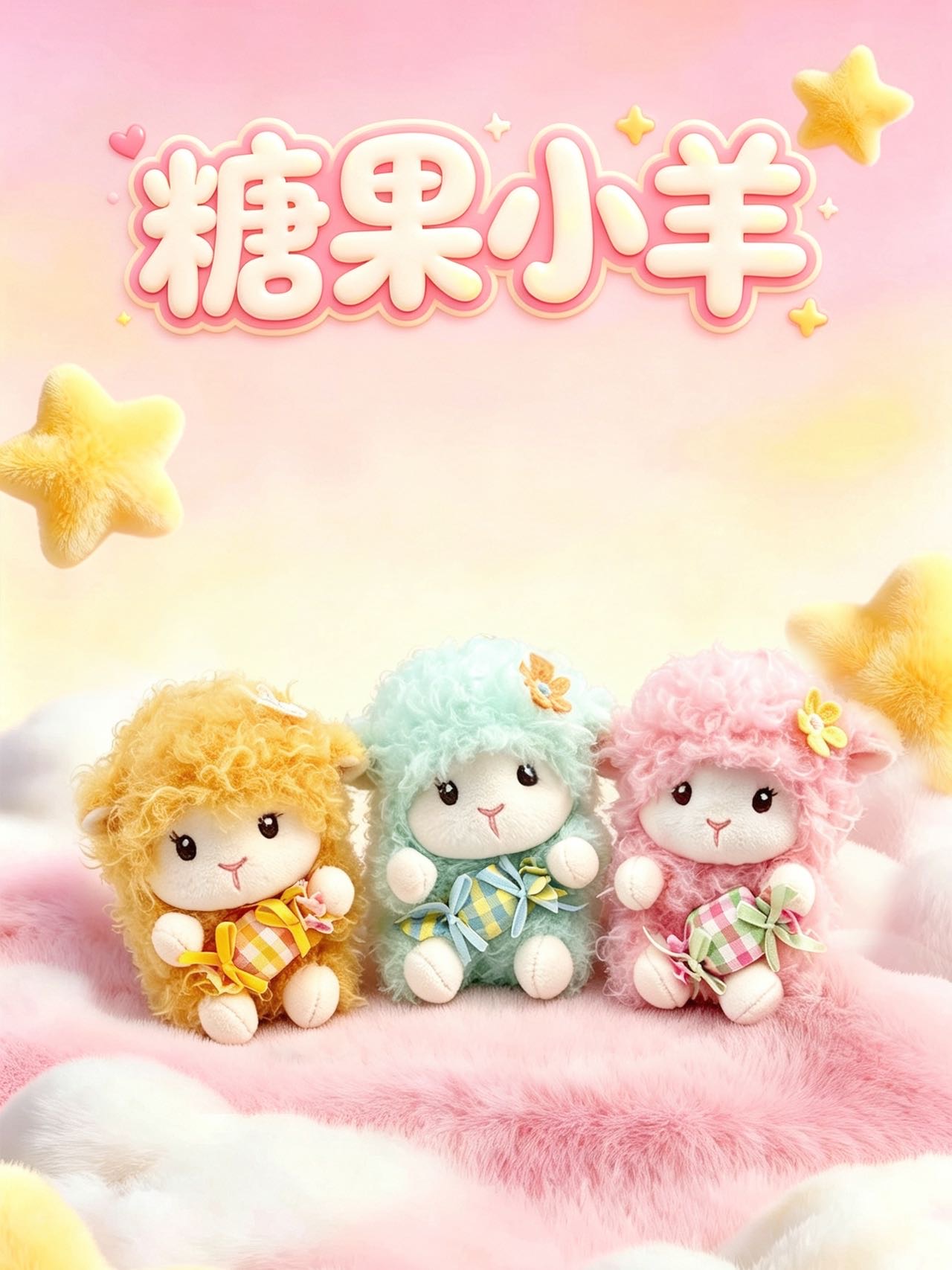 糖果小羊挂件