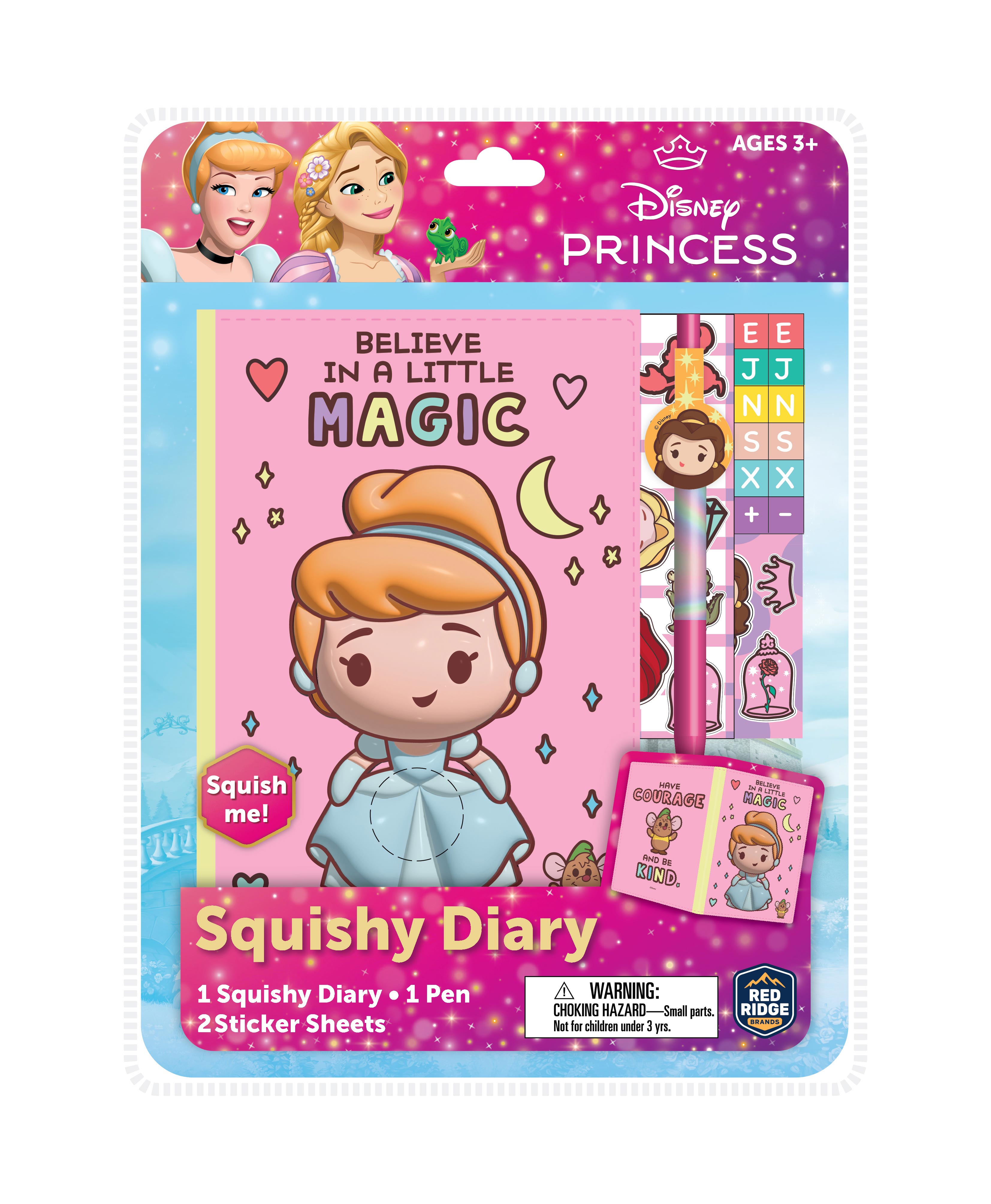 Princess Leather Squishy Diary Set