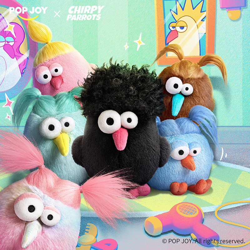Chirpy Parrots Hair Salon Series Plush Blind Box