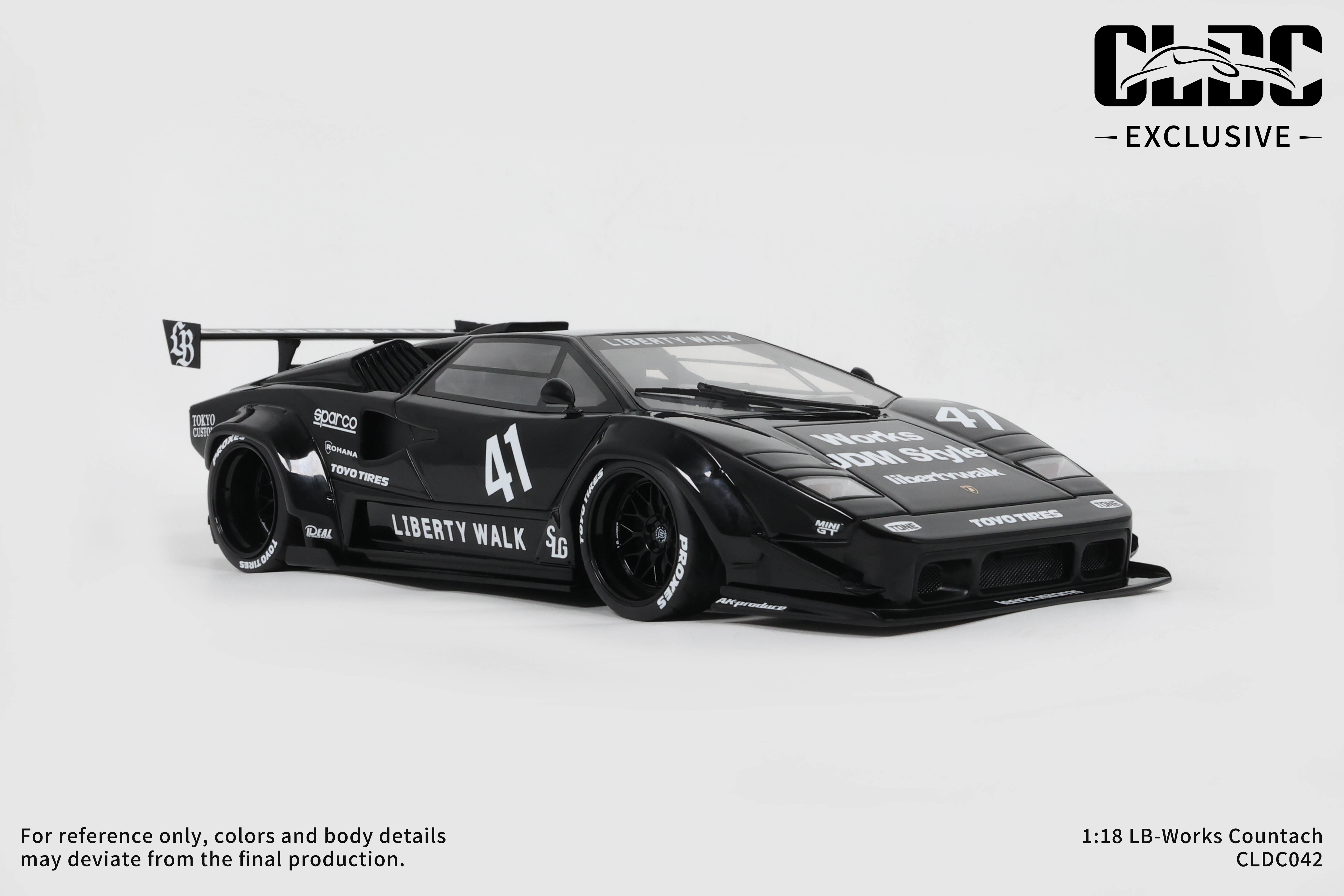 GTS 1:18 LB-Works Countach CLDC042（Z356-BK）