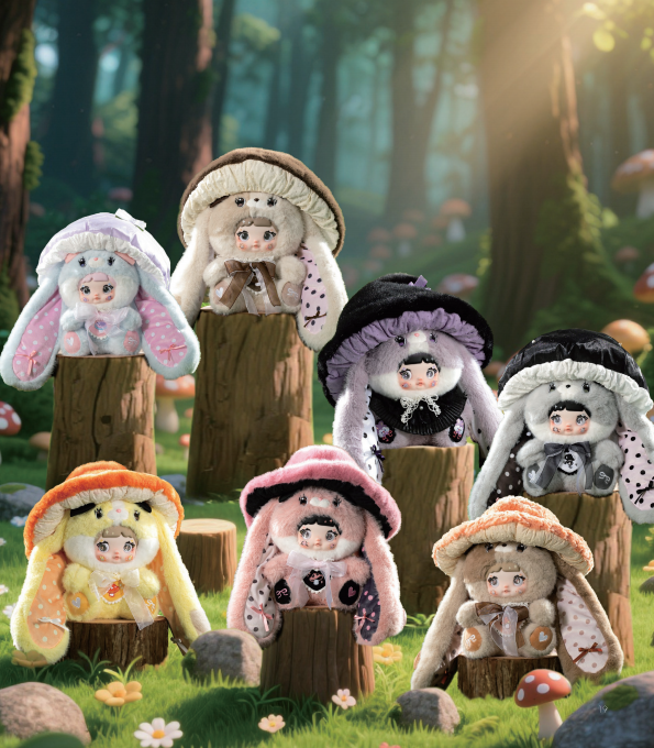 Nommi-Mushroom Hat 400% Series plush blind box