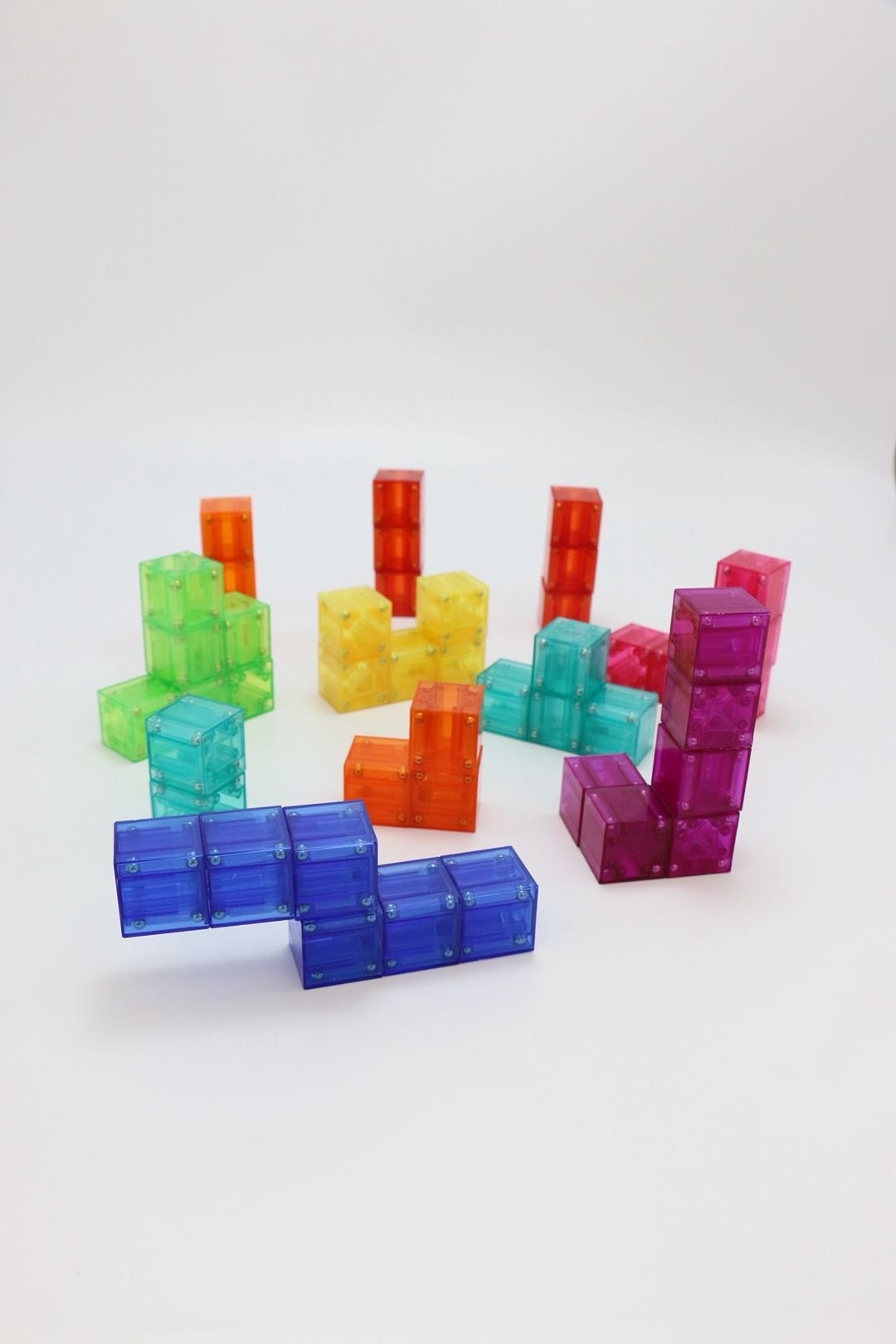 ClearMag Alphabet Cubes