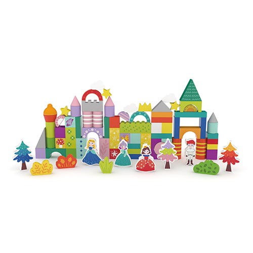 80pcs Castle Blocks