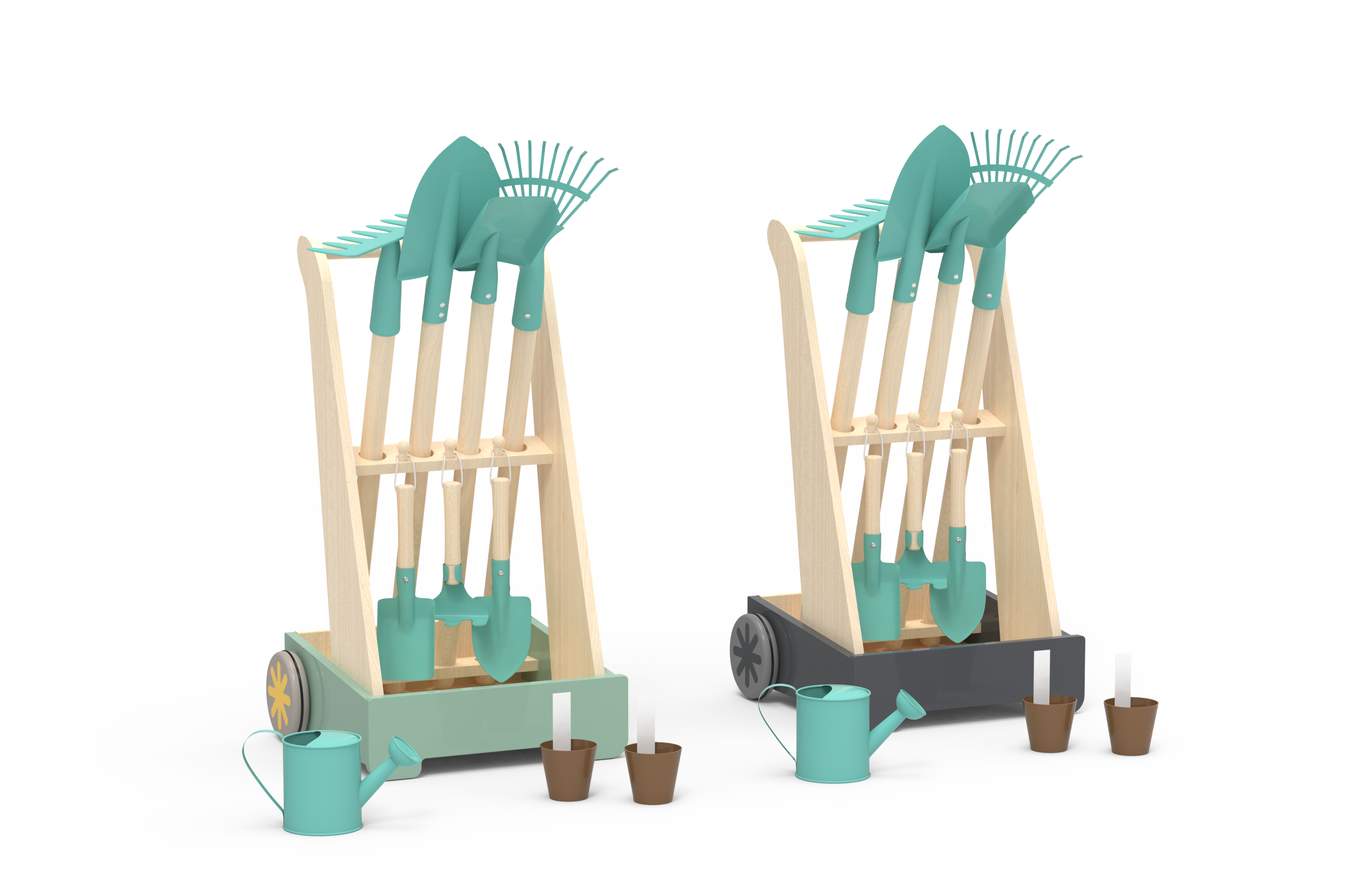 Kids Garden Tool Cart