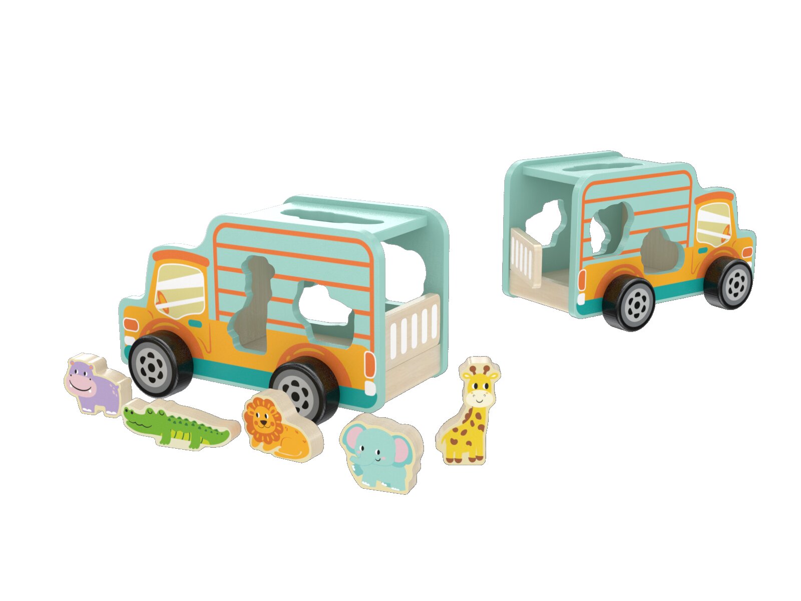 Wooden Forest Car