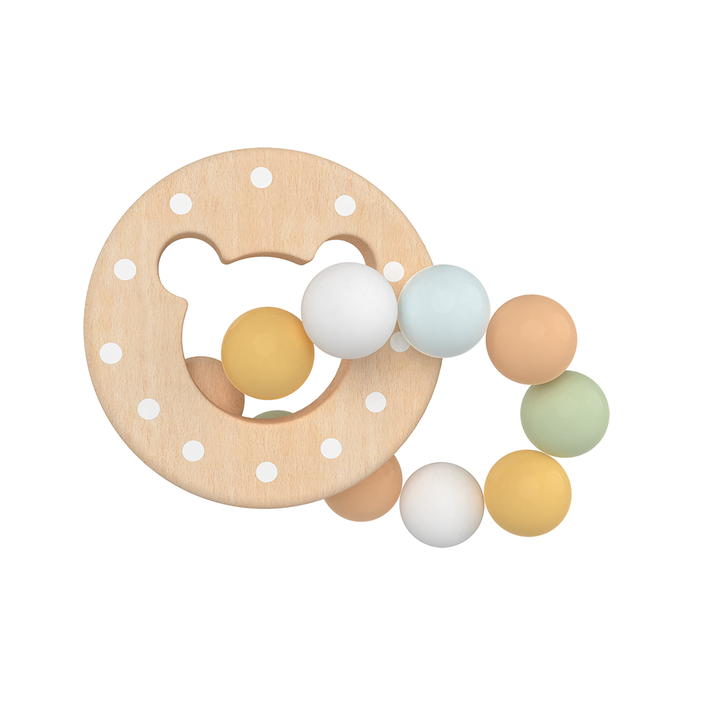 Wooden Bear Teether