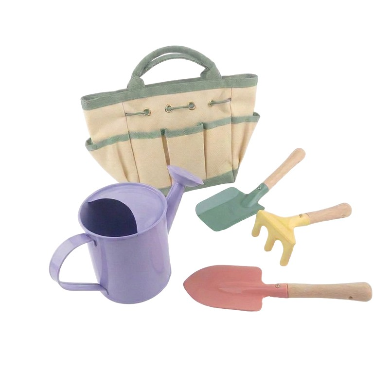 Kids Garden Tools Bag Set-Green