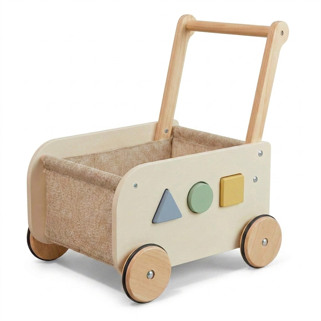 Wooden Linen Buddy Cart