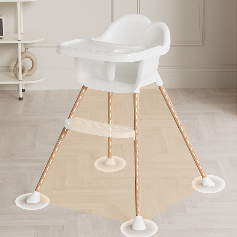 Wholesale Baby High Chair Factory Direct Modern Plastic Eco-Friendly Durable Dining Chair Custom Logo Color Available for