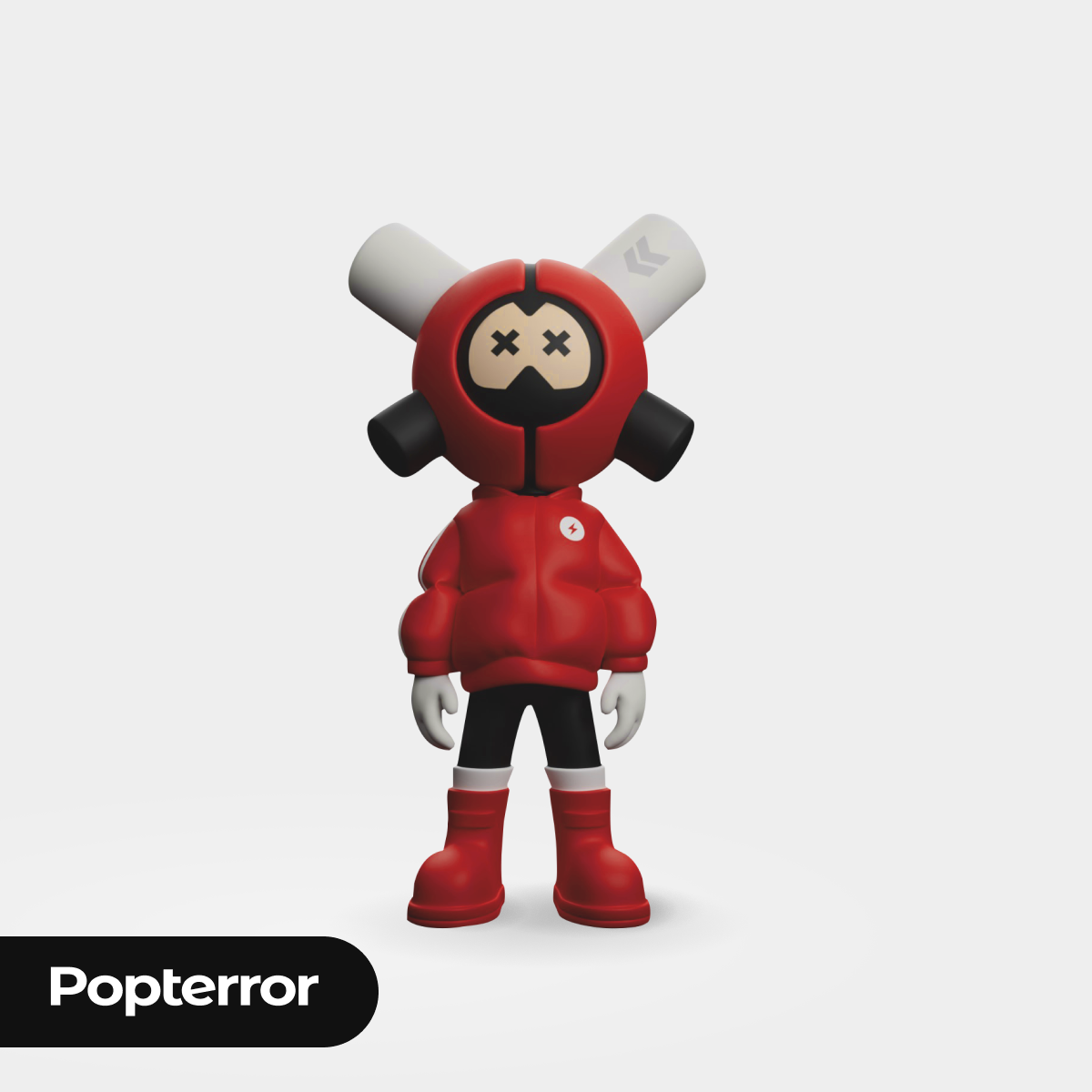 EQSO Art Toy - Series 2 - Extra Red