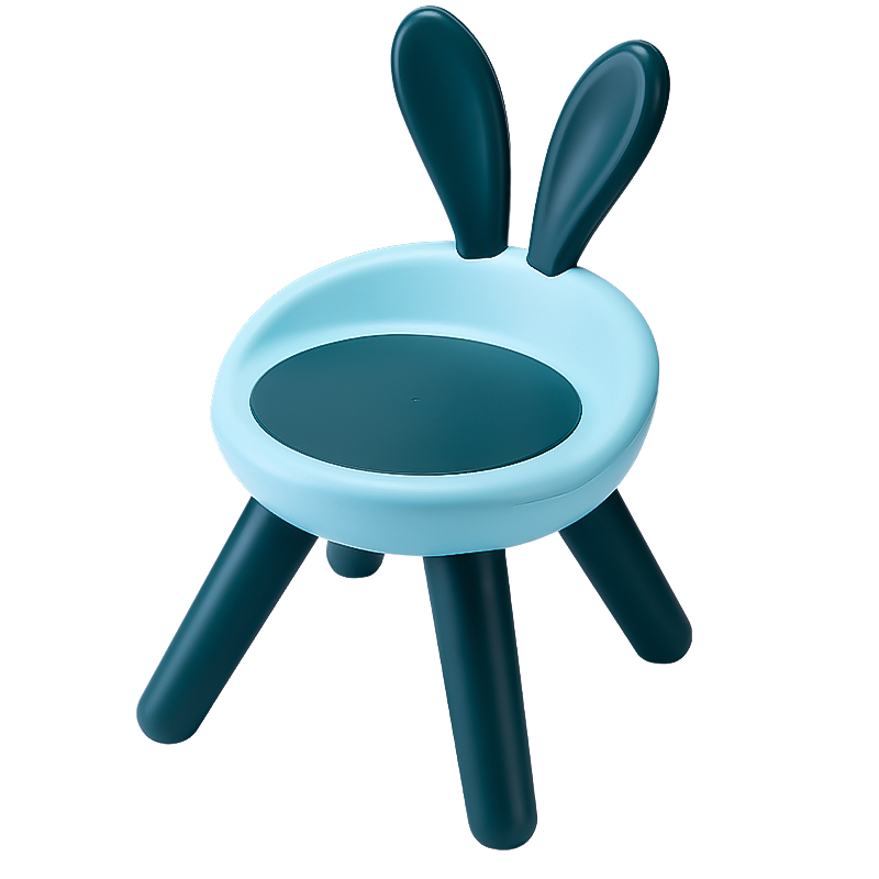 Modern Portable Eco-Friendly Durable Plastic Rabbit Ear Kids' Chairs Comfortable Stylish for School Home Living Room Bedroom