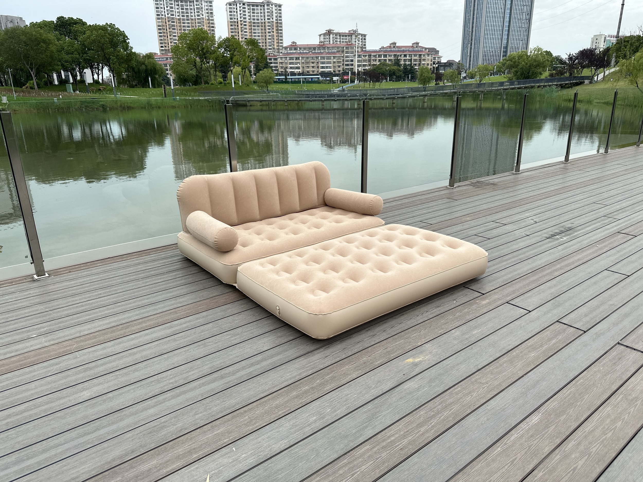 Foldable Inflatable Sofa Bed