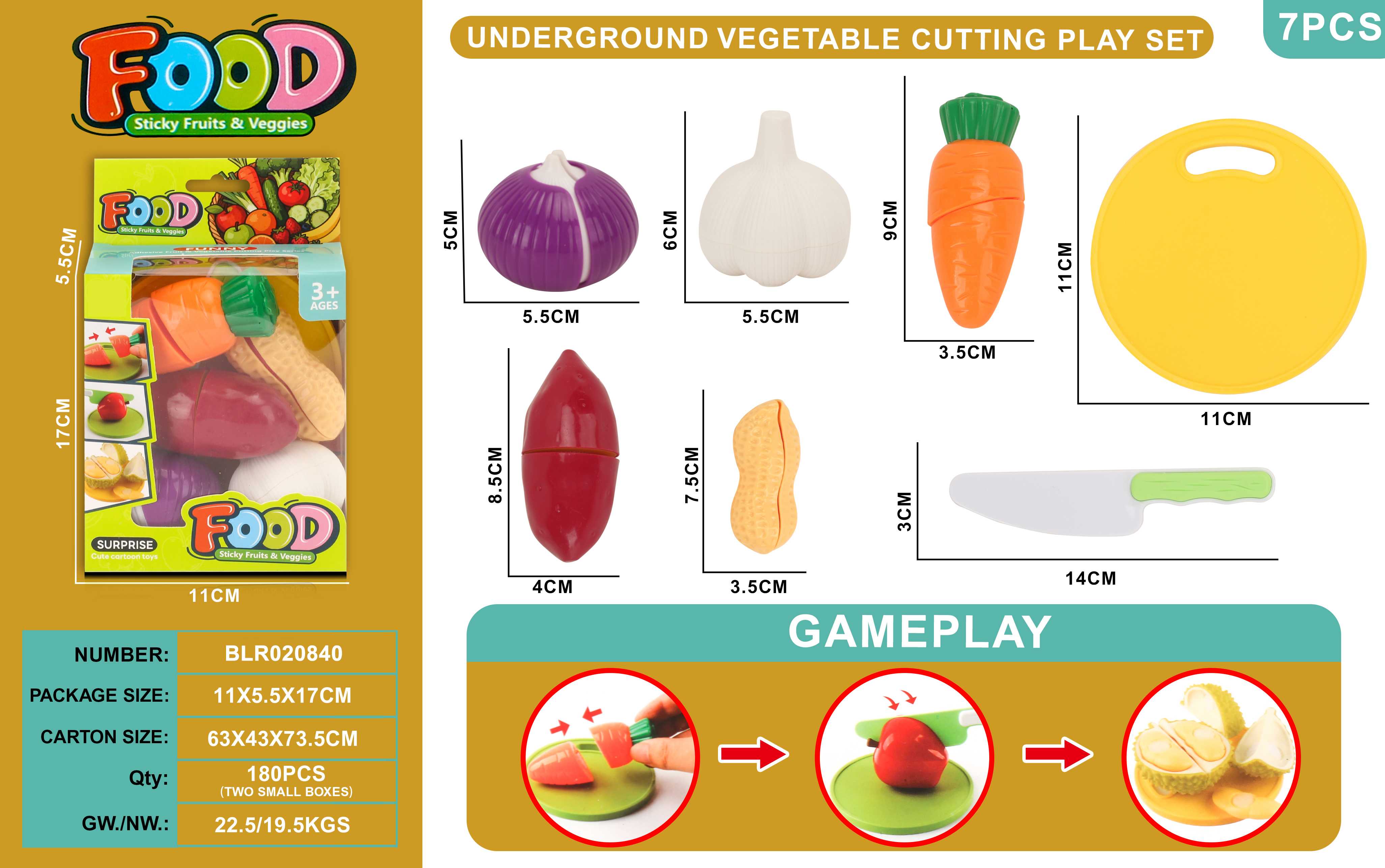 Fruit Vegetable Set Toys