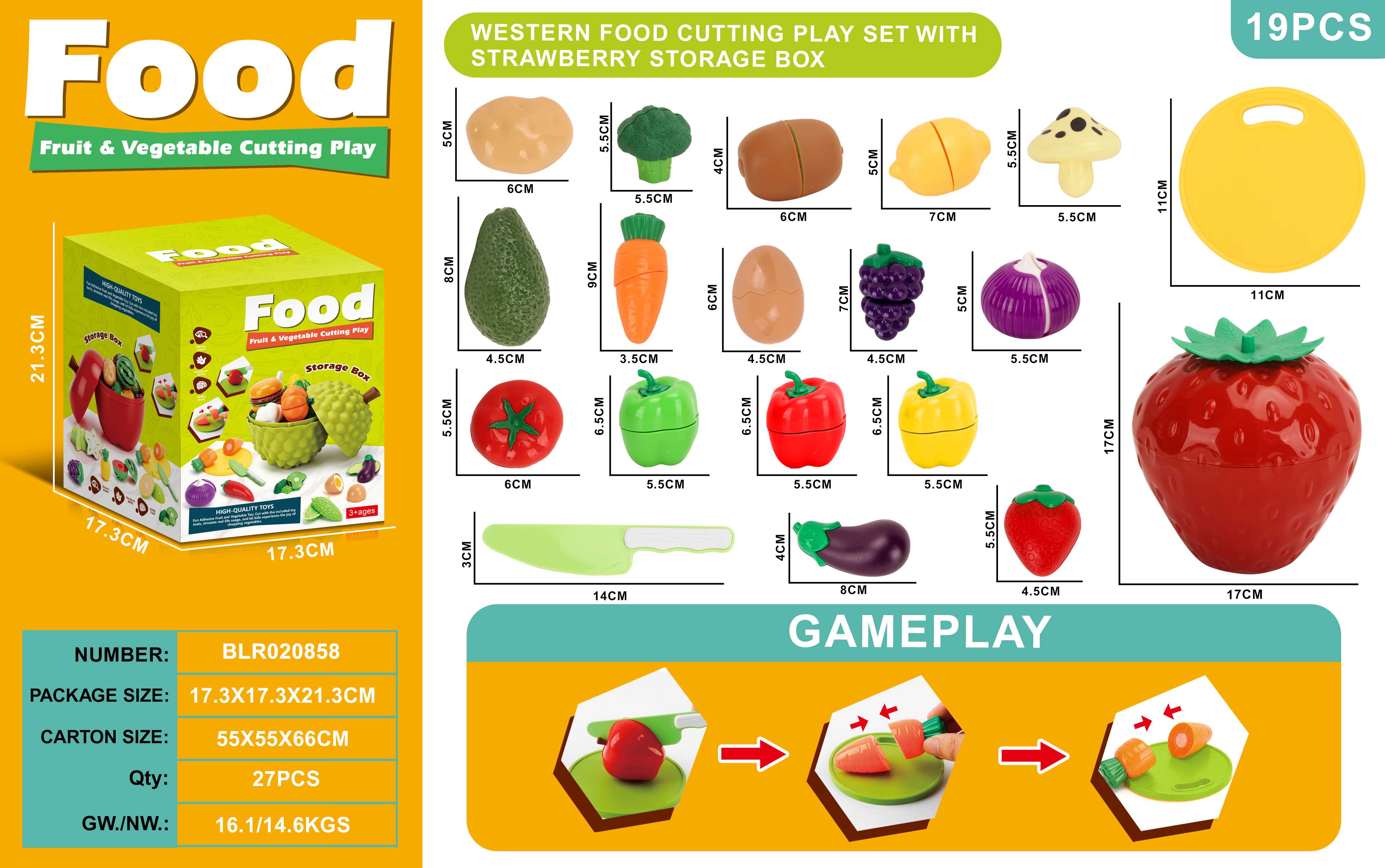 Play Food Set Toys