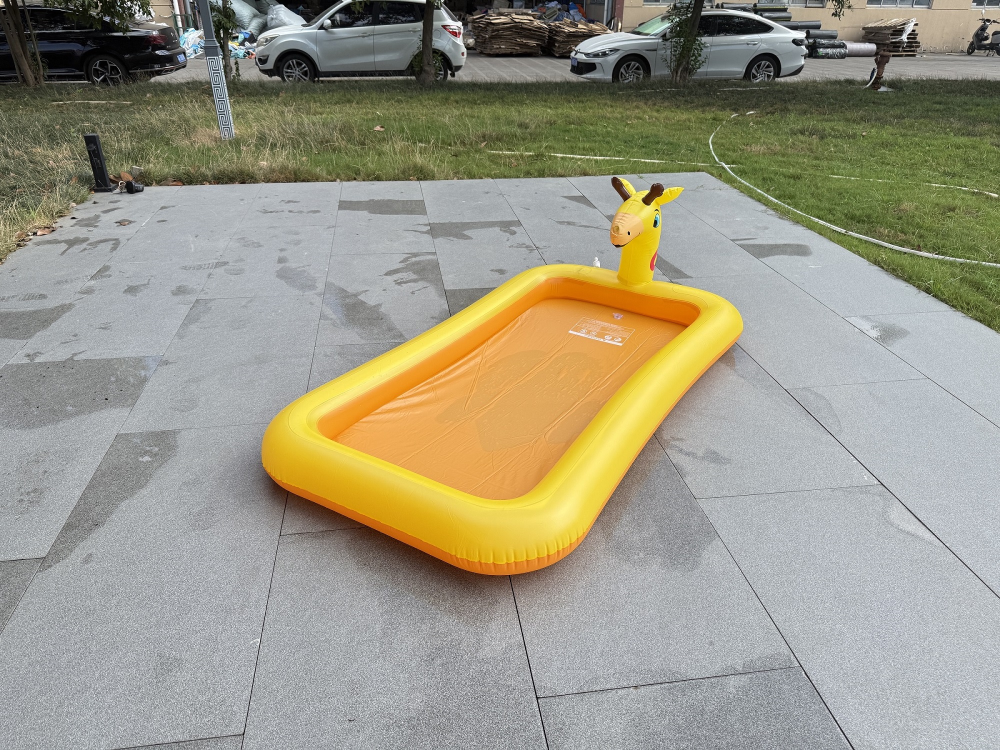 Giraffe Sprinkler Swimming Pool