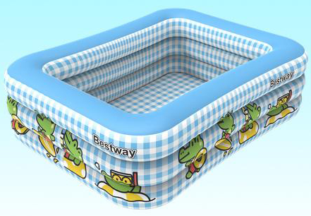 205x145x55cm Bestway·噗通岛戏水池(海洋蓝)