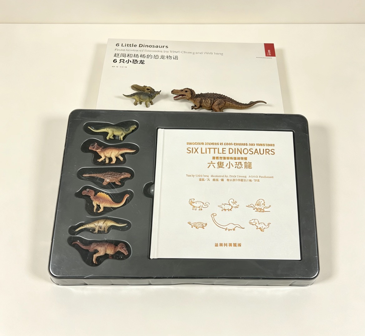 PNSO 六只小恐龙 赵闯和杨杨的恐龙物语 图书模型礼盒套装