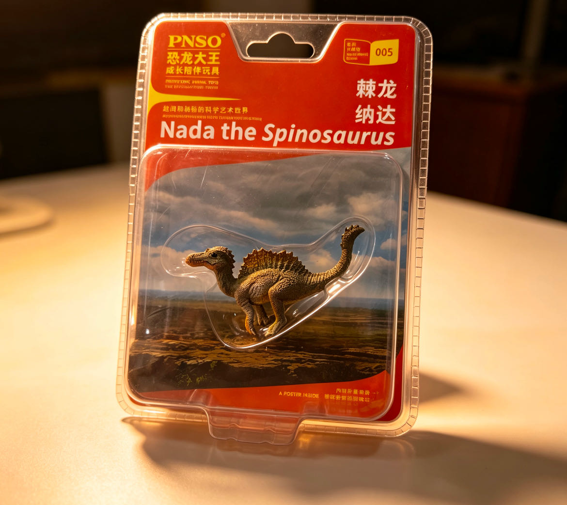 PNSO恐龙大王小模型005 棘龙纳达