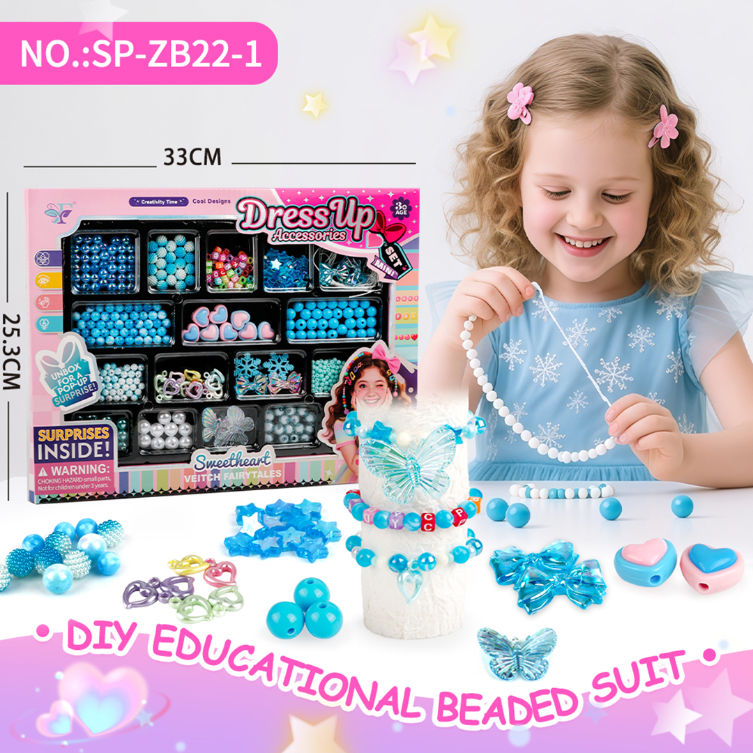 DIY Educational Bead Jewelry Set