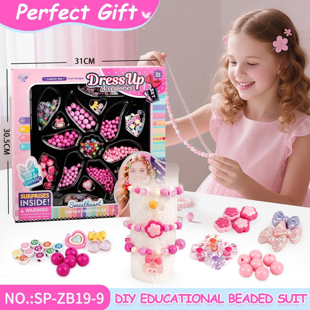 DIY Educational Bead Jewelry Set