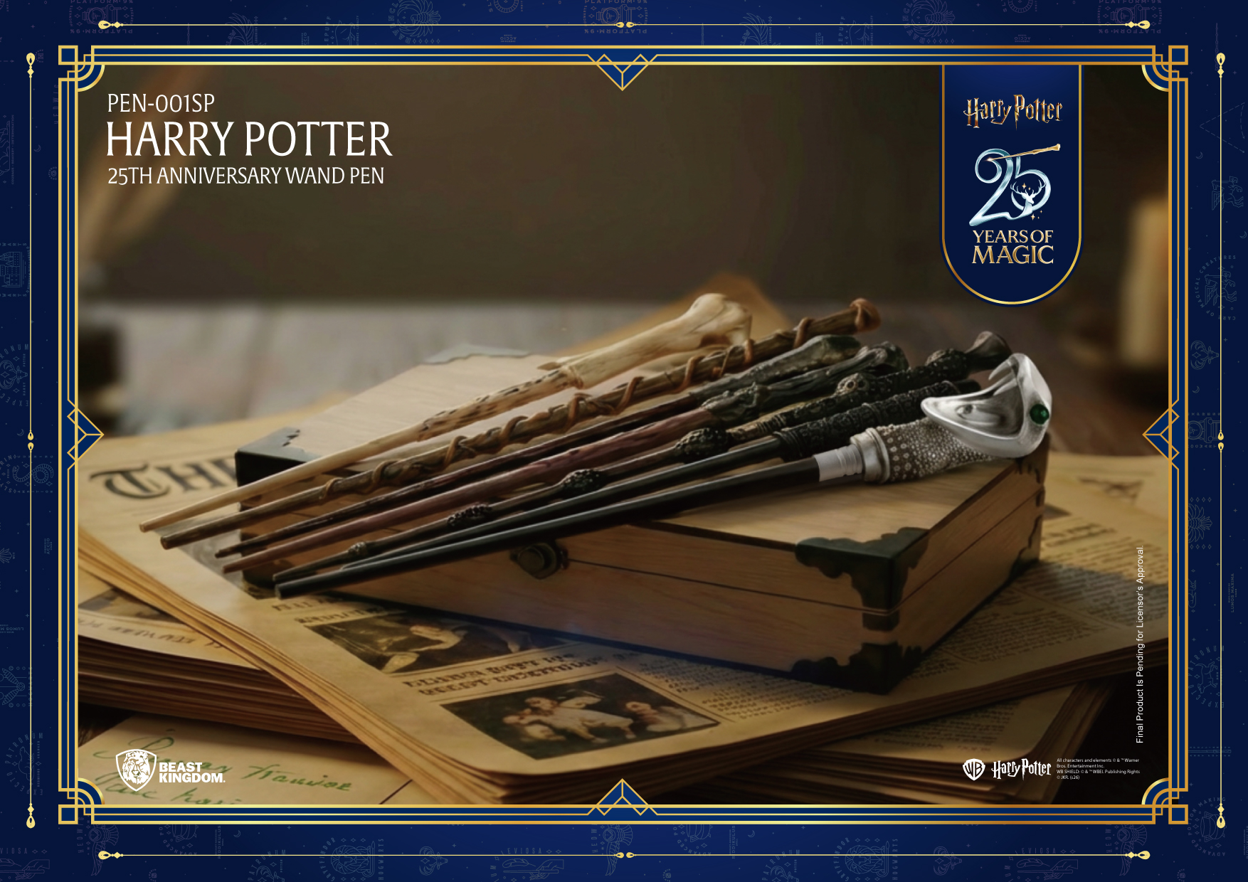 PEN-001SP Harry Potter Wand PEN 25th Blind Box