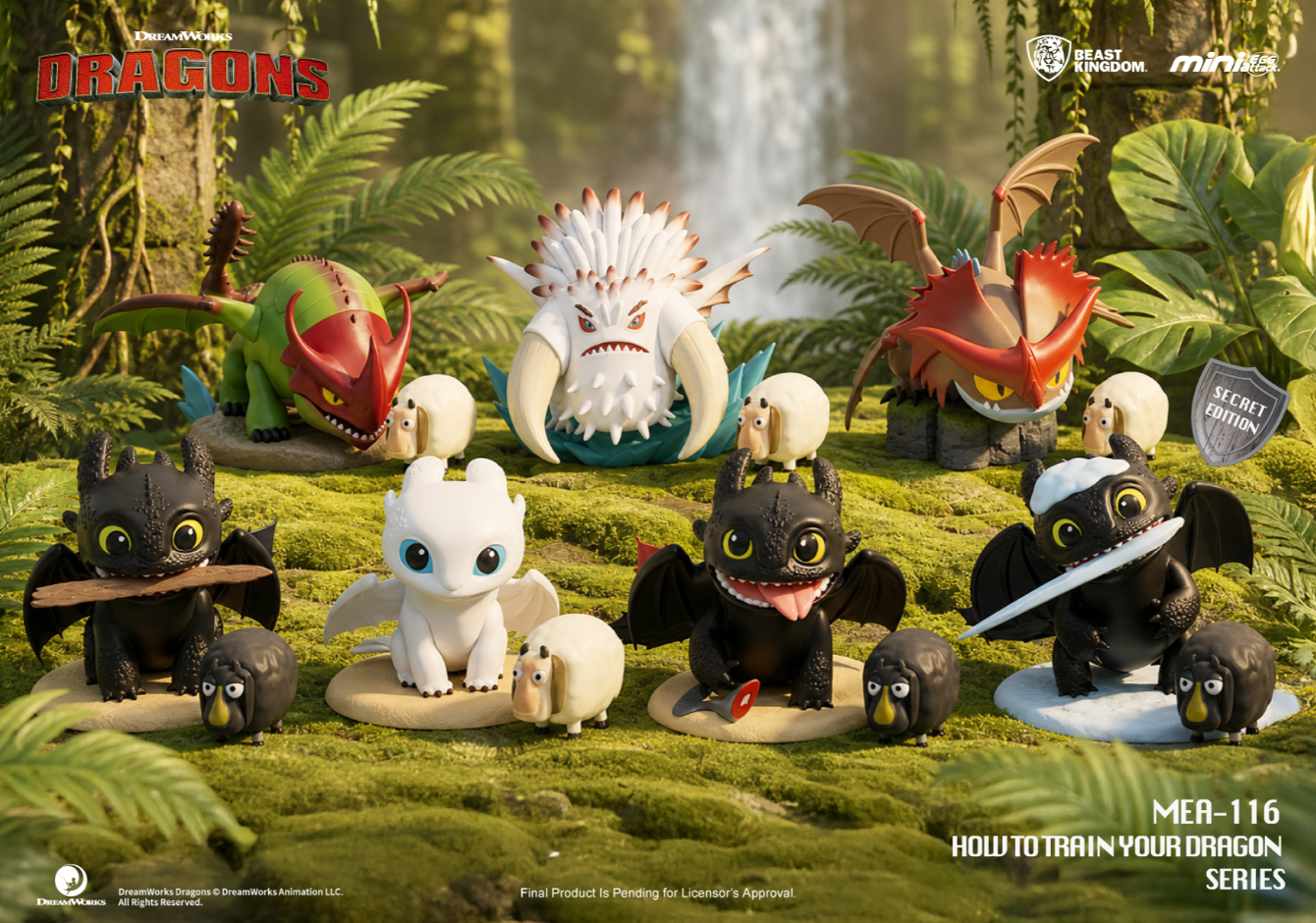 MEA-116 How to train your dragon series Blind box