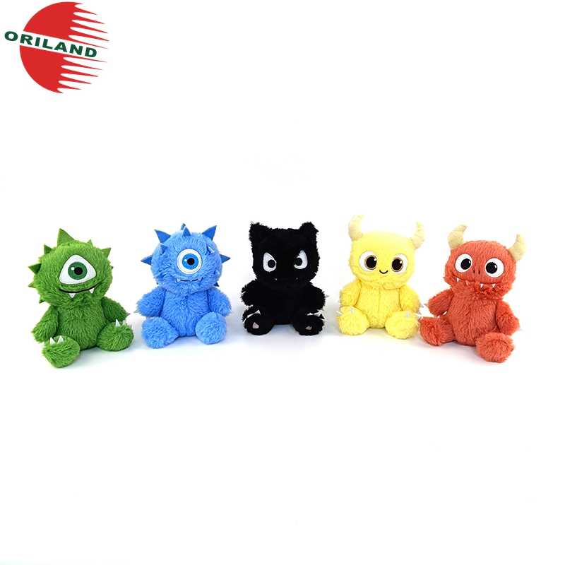 Original Adorable Monster Series Full Set of 5 PCS Soft Stuffed Plush Toys for Kids 3+