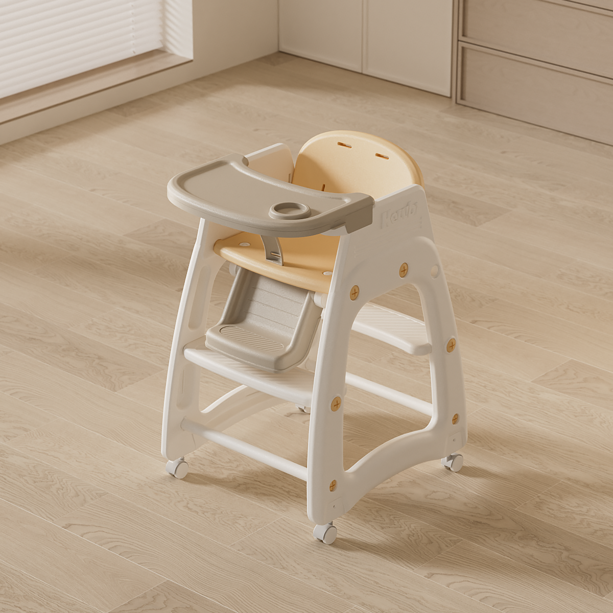 Infant and toddler dining table and chairs