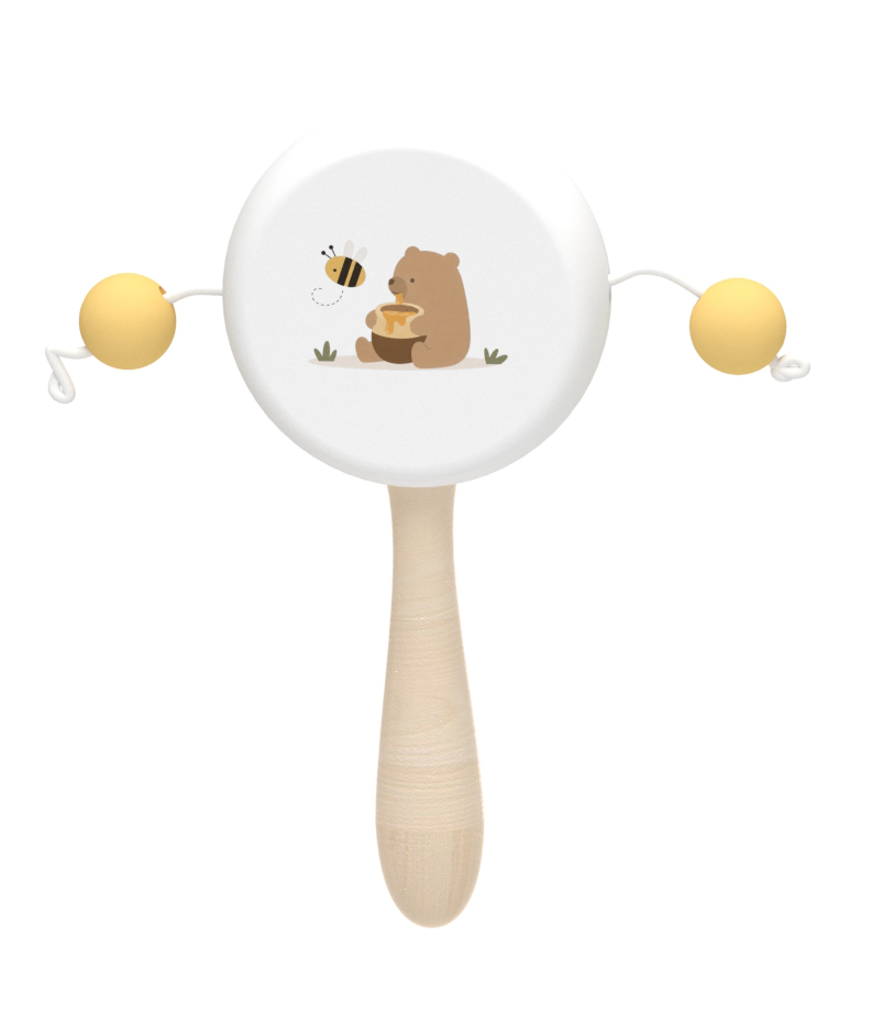 Wooden Rattle Drum