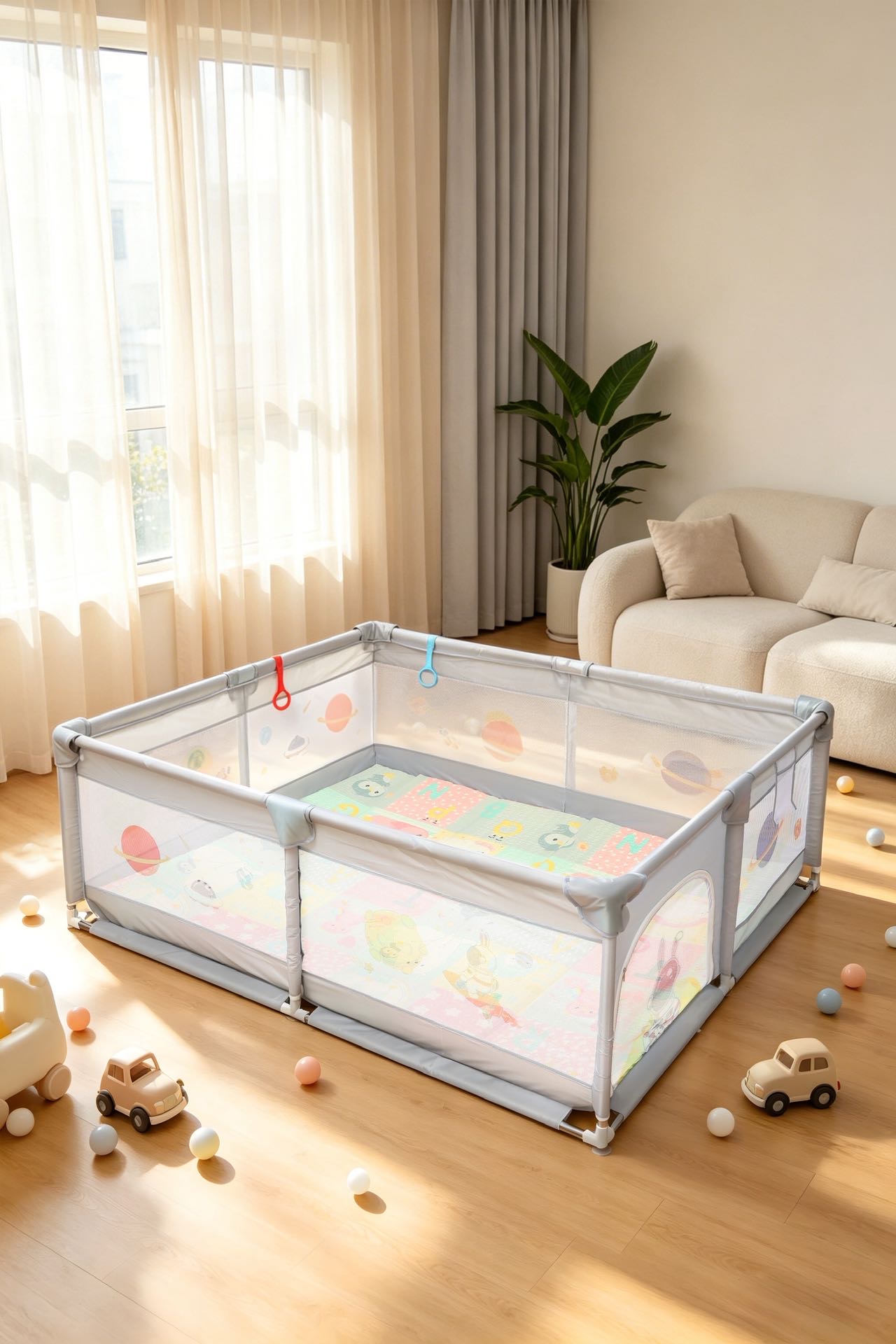 Home Fenced Sandpit