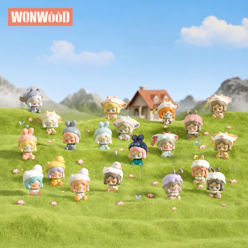 NIDOO Ranch Series Blind Box Mini Figurines