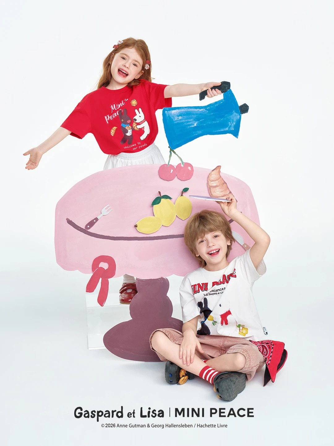 Gaspard et lisa 卡斯波和丽莎 × MINI PEACE 童装联名