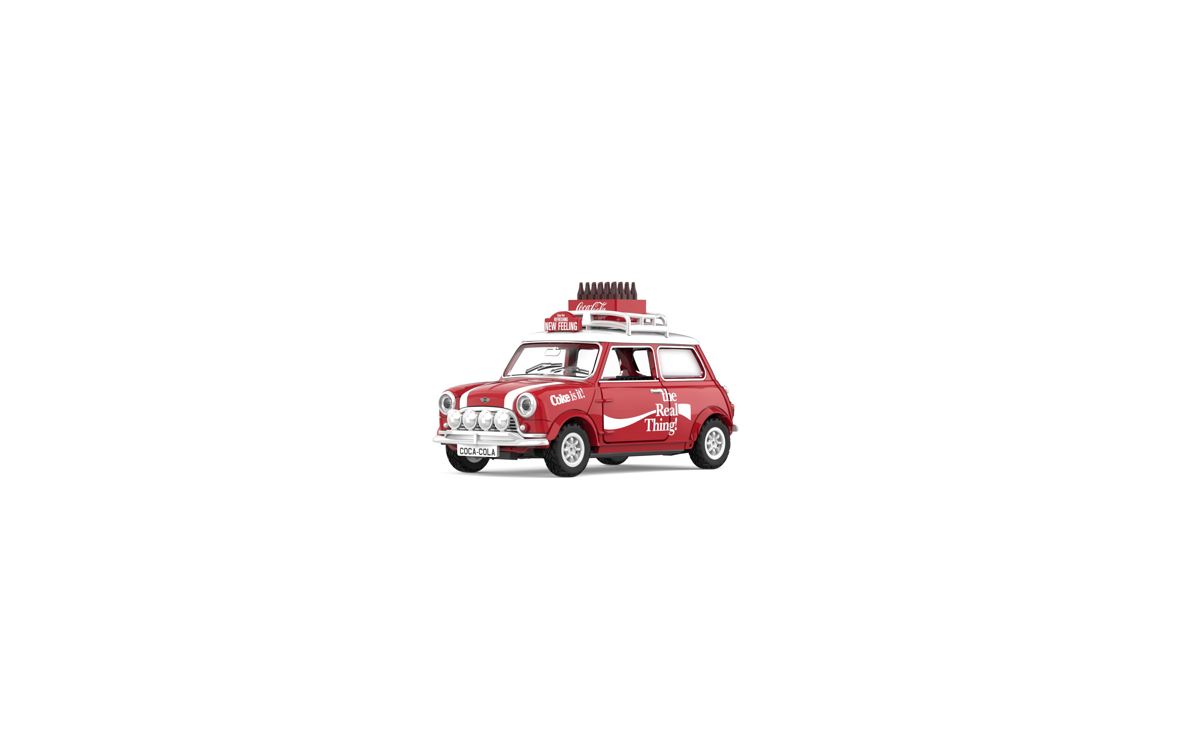 Tiny 城市 合金車仔 - 1/64 Mini Cooper 可口可乐