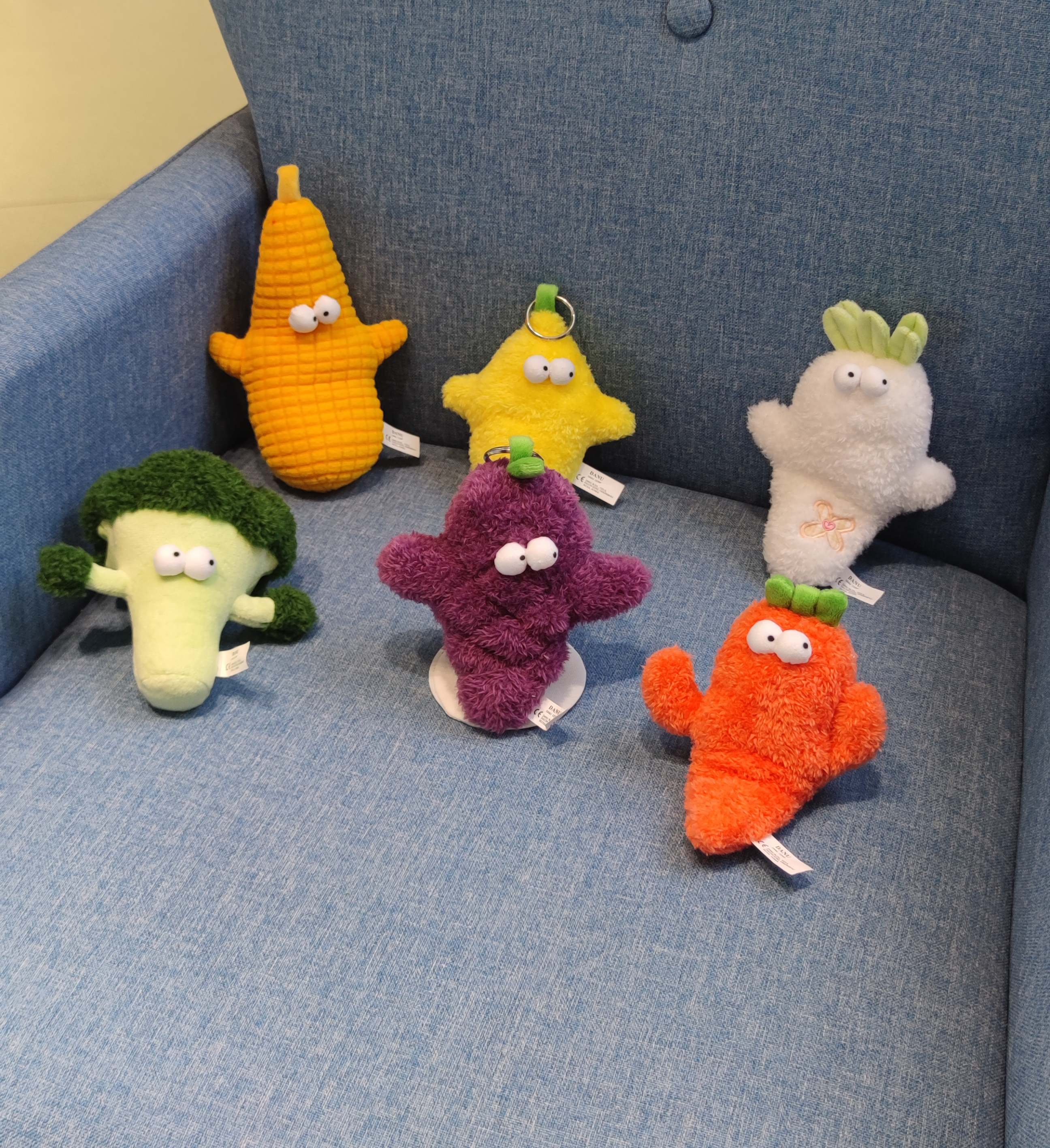 Fruit and Vegetable Plush toys