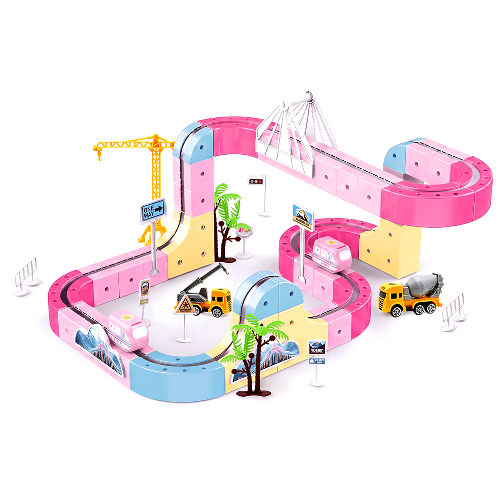 Electric Train Set 3D Magic Flexible Race Track
