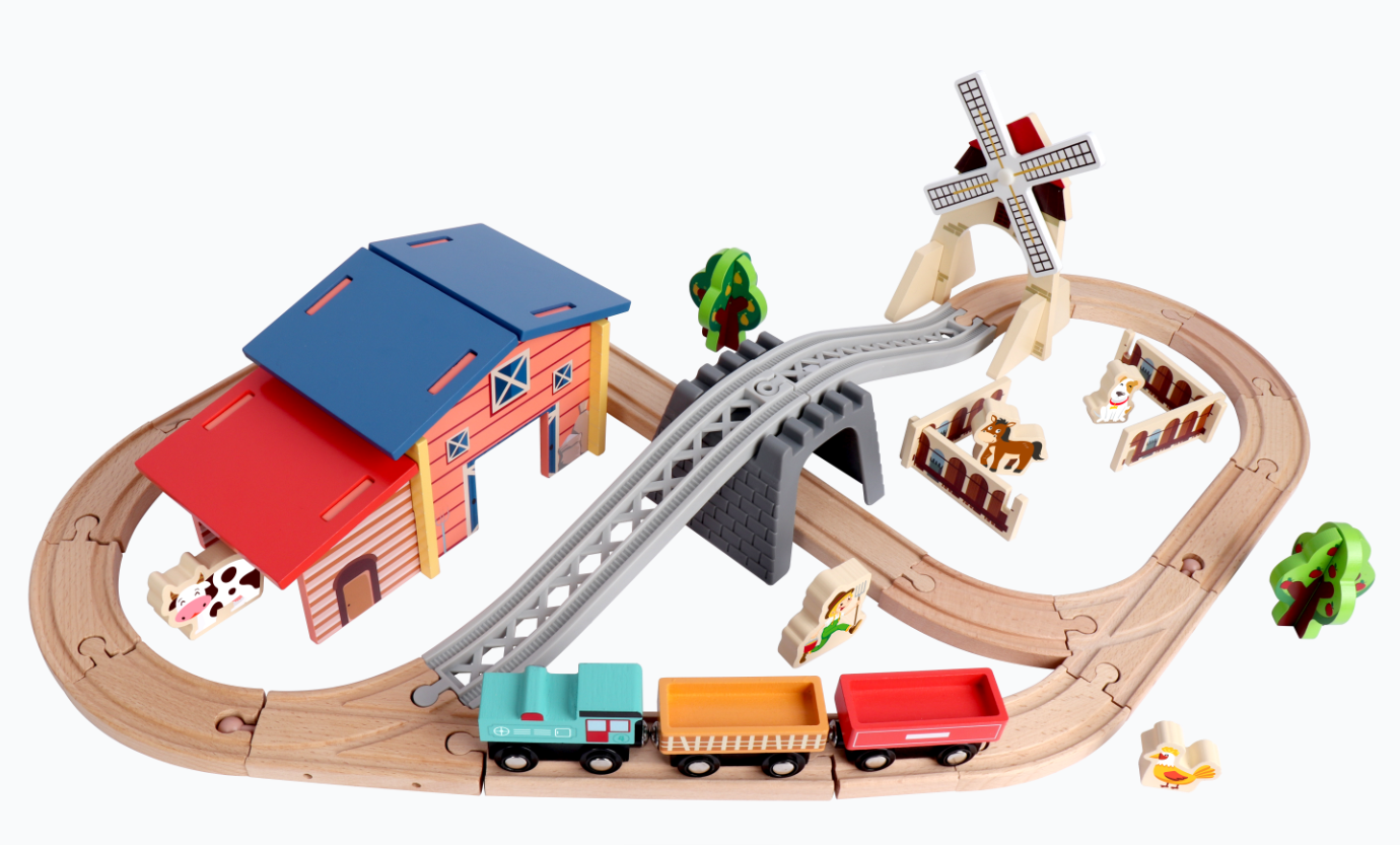 My Little Farm Train Set