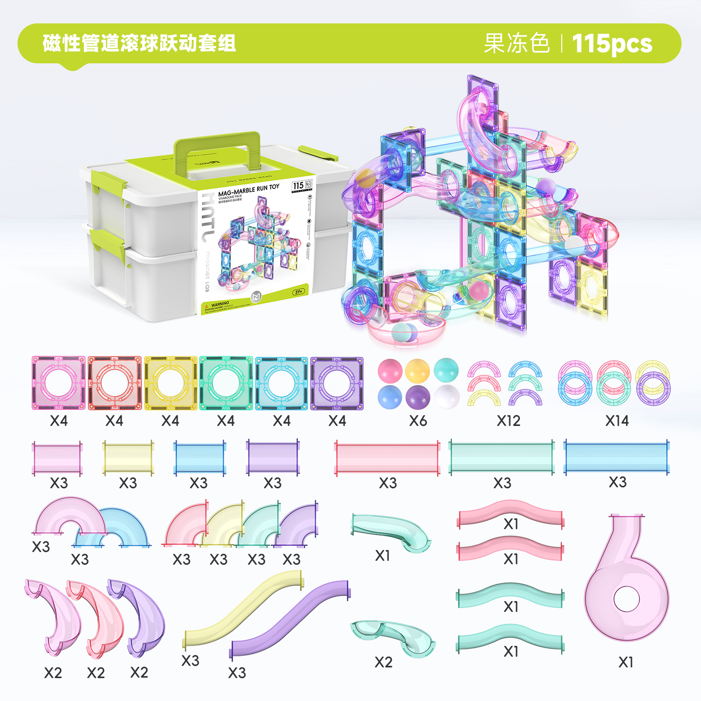 Mag-marble Run Toy Vivabound Pack