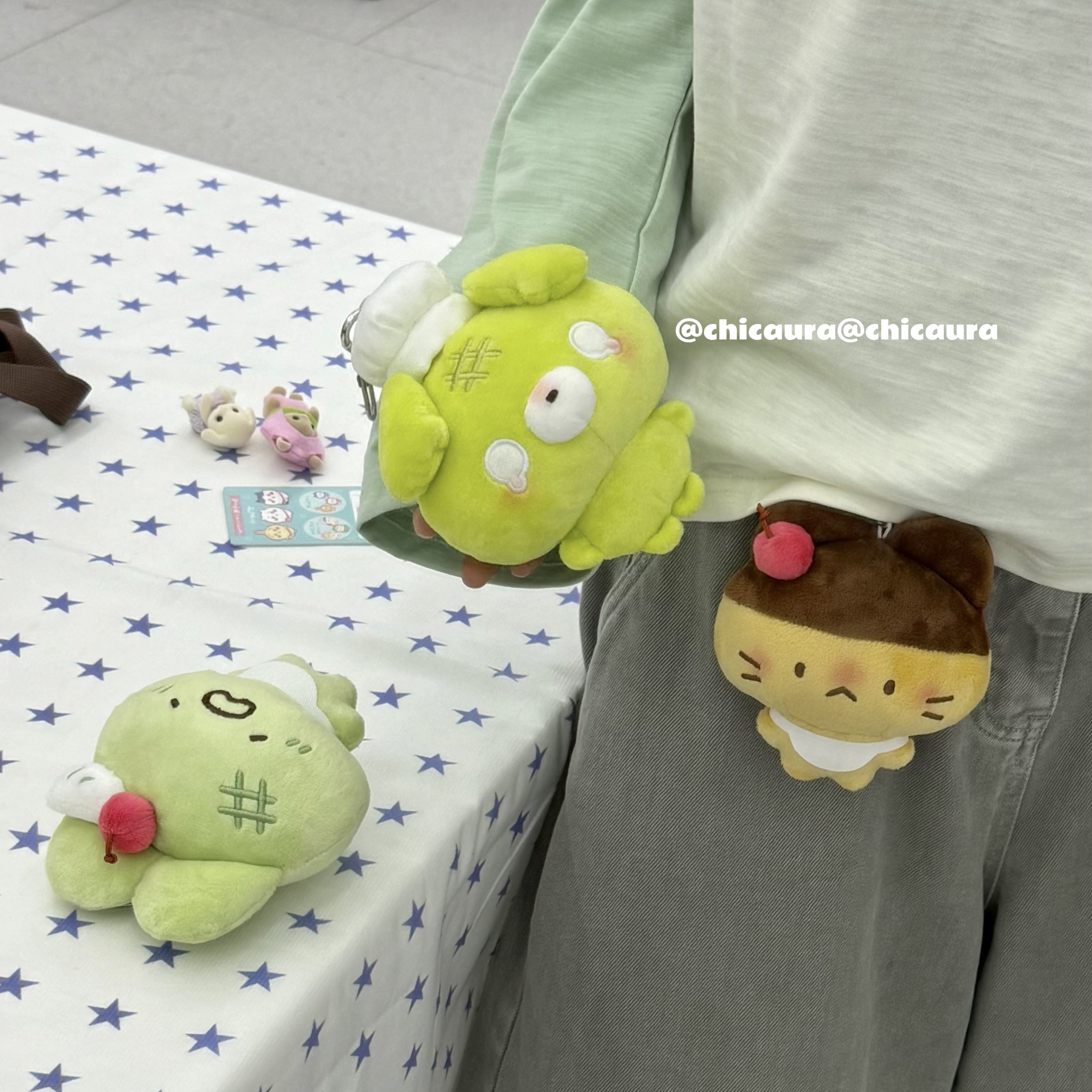 Delicious series second elastic plush pendant