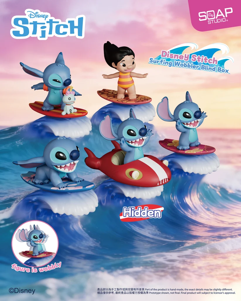 Disney Stitch Surfing Wobbler Blind Box