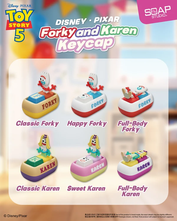 Disney.Pixar Forky and Karen Keycap