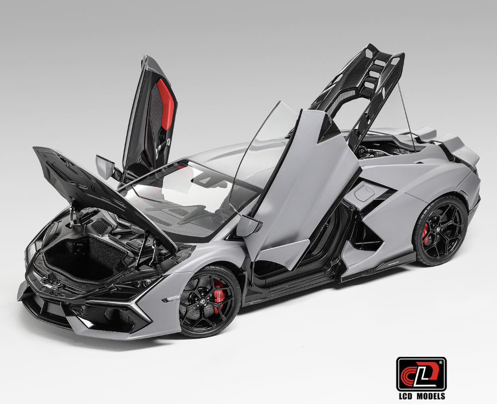 1:18 兰博基尼新大牛 哑灰 合金全开模型